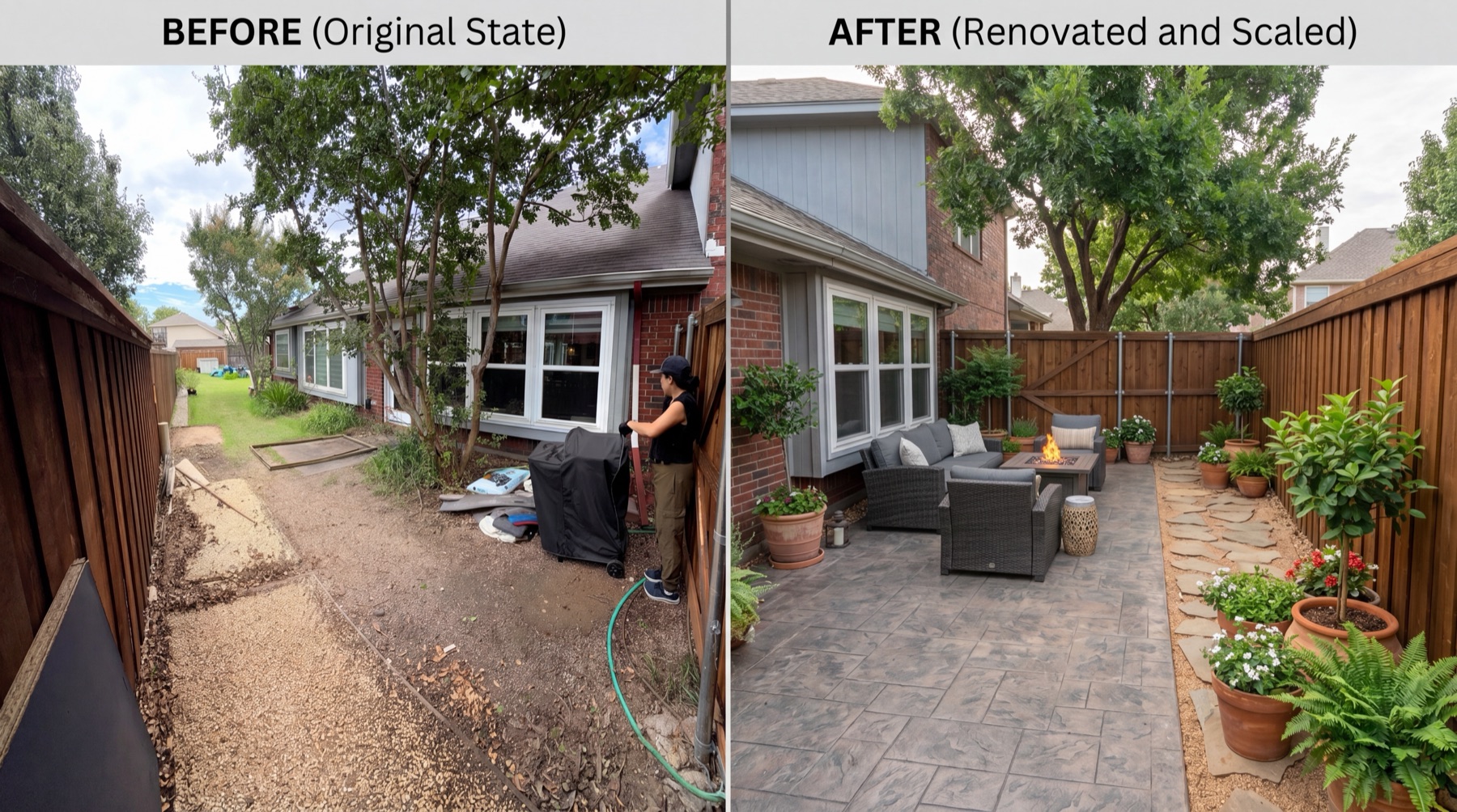 Before and after 2