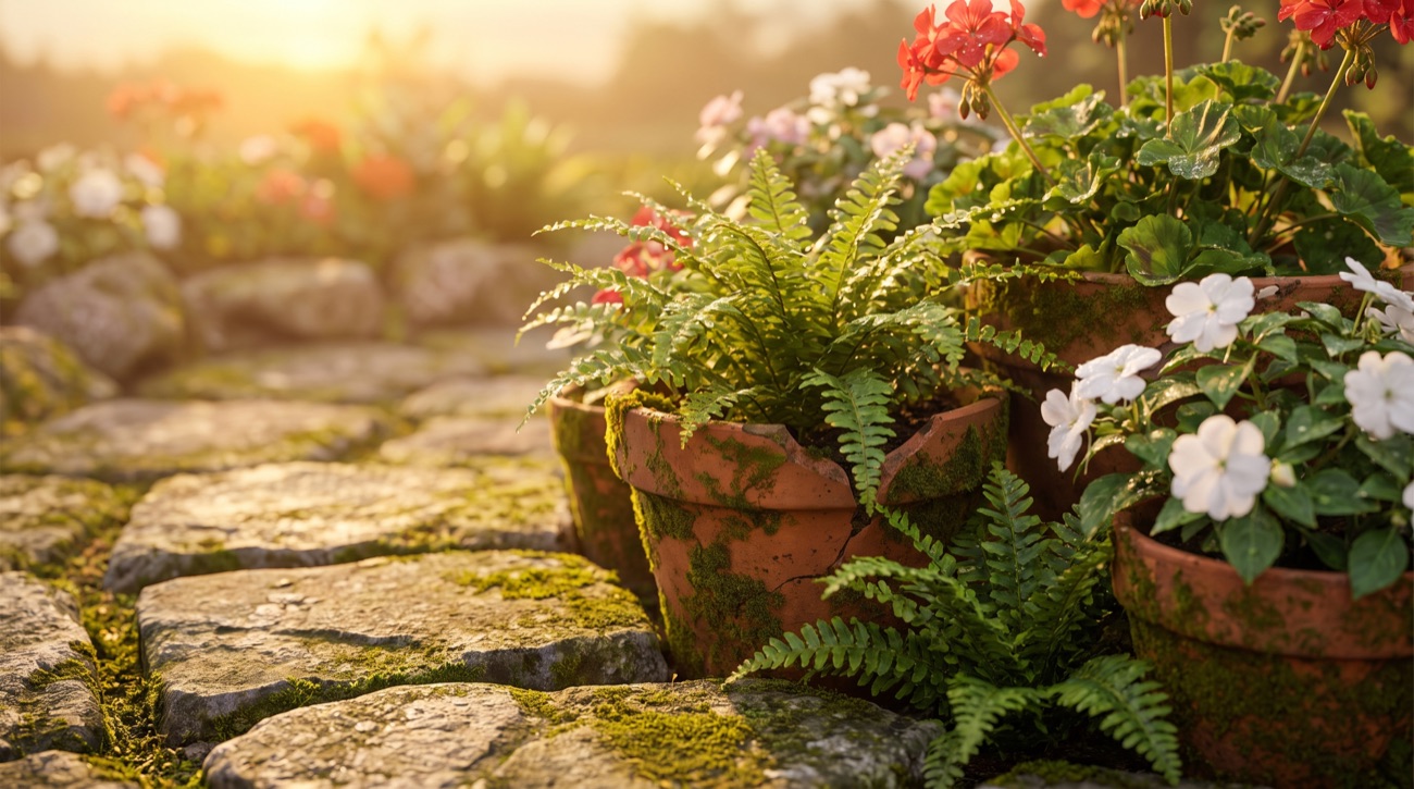 Potted garden